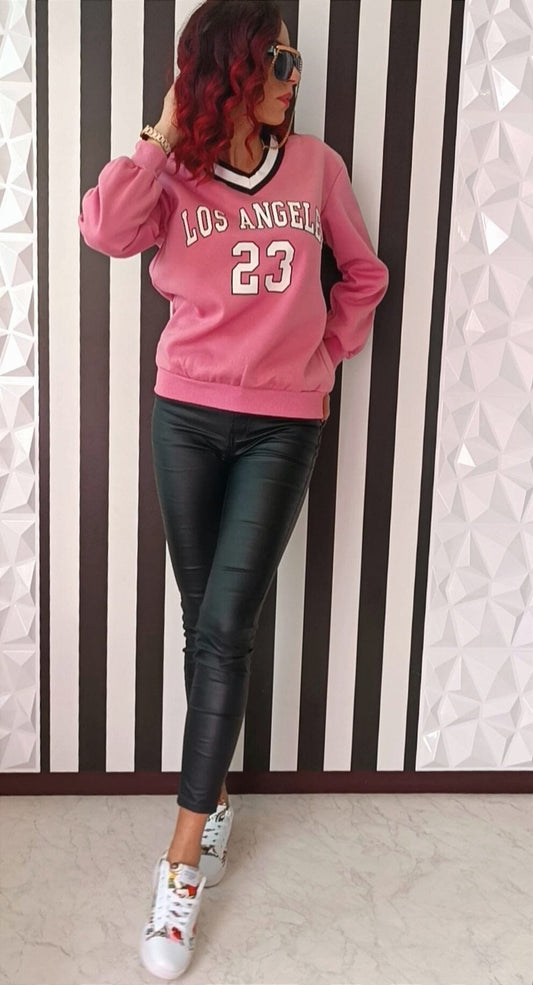 Sweatshirt LA pink Suranska Shop 