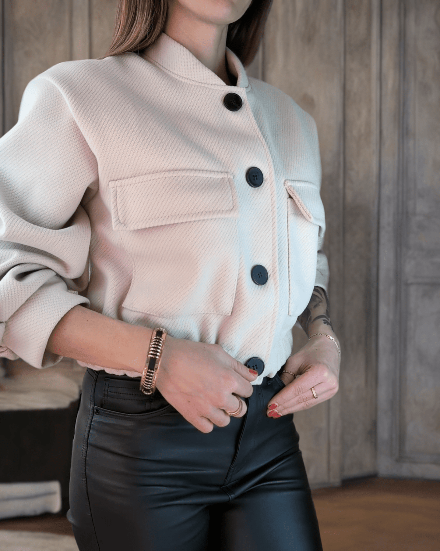 Bomber Nastia beige Suranska Shop 