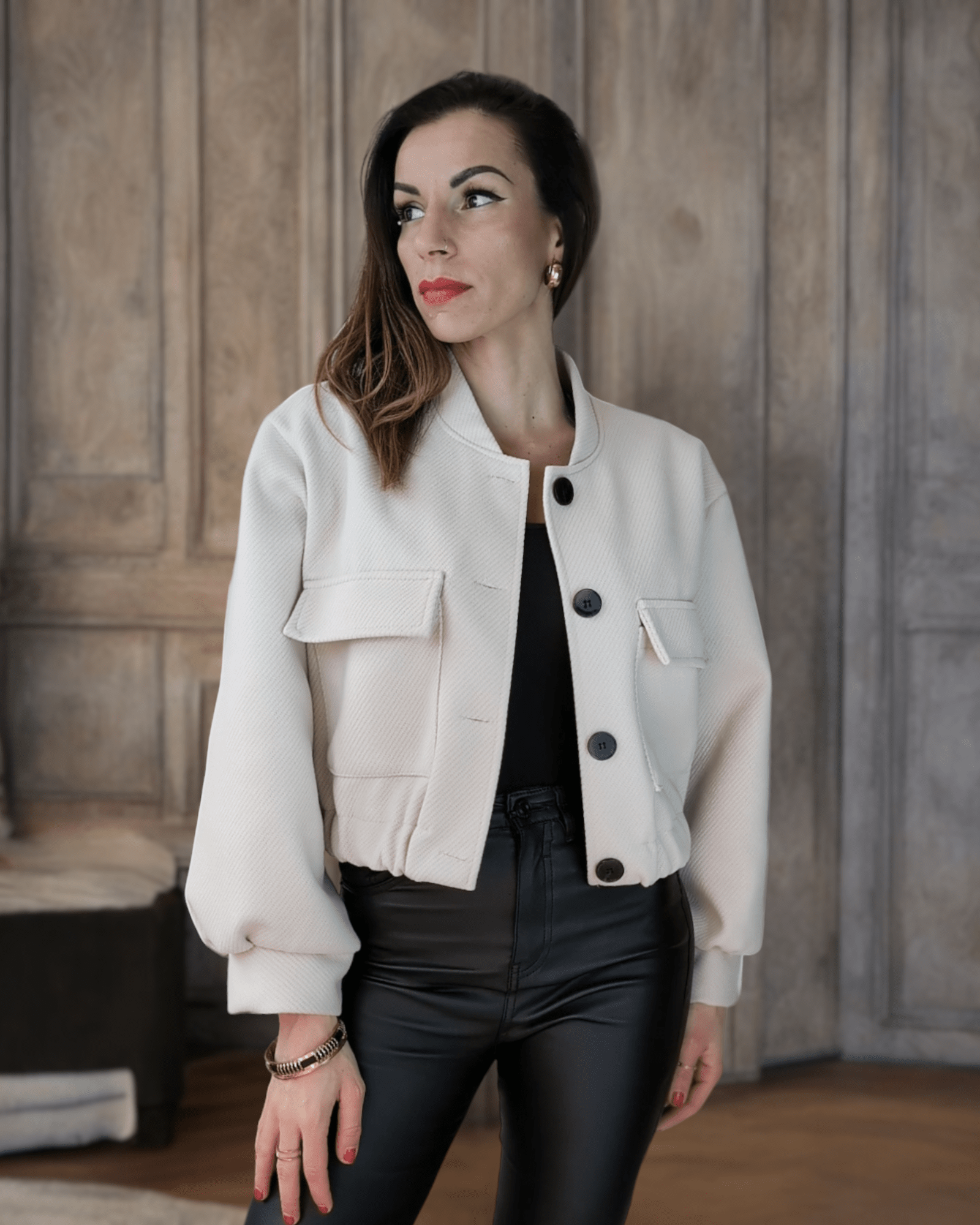 Bomber Nastia beige Suranska Shop 