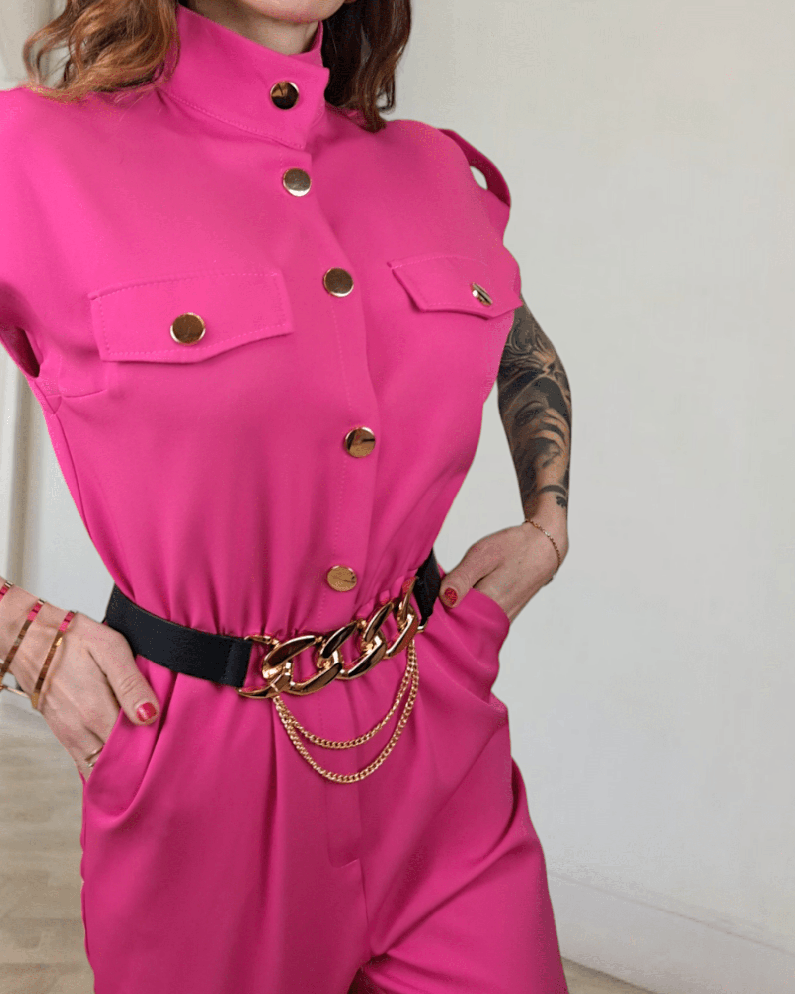 Jumpsuit Fuchsia Suranska Shop 