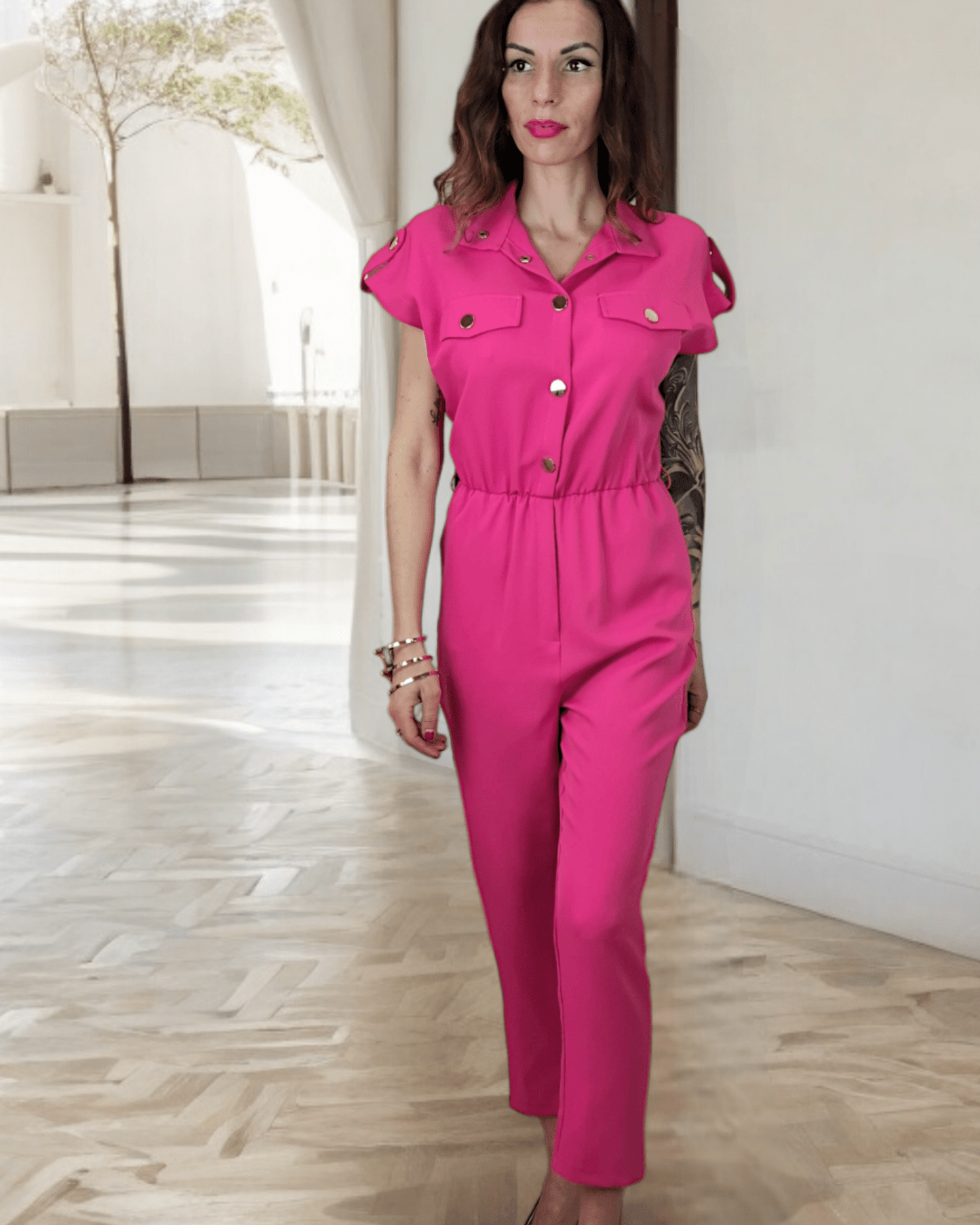 Jumpsuit Fuchsia Suranska Shop 