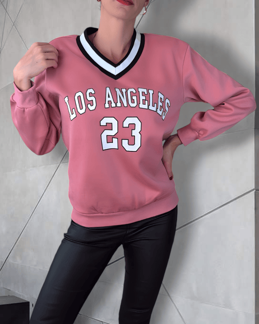 Sweatshirt LA pink sweatshirt Suranska Shop 